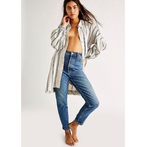 Free People Zuri Mom Jeans
